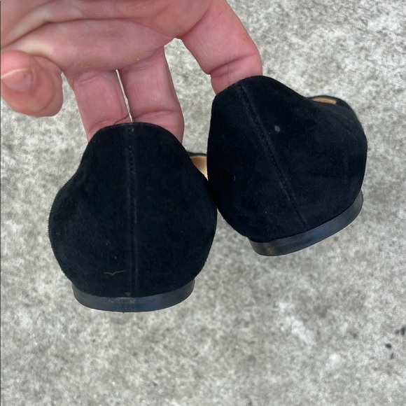 Jimmy Choo Black Pointed Flats - Picture 5 of 6